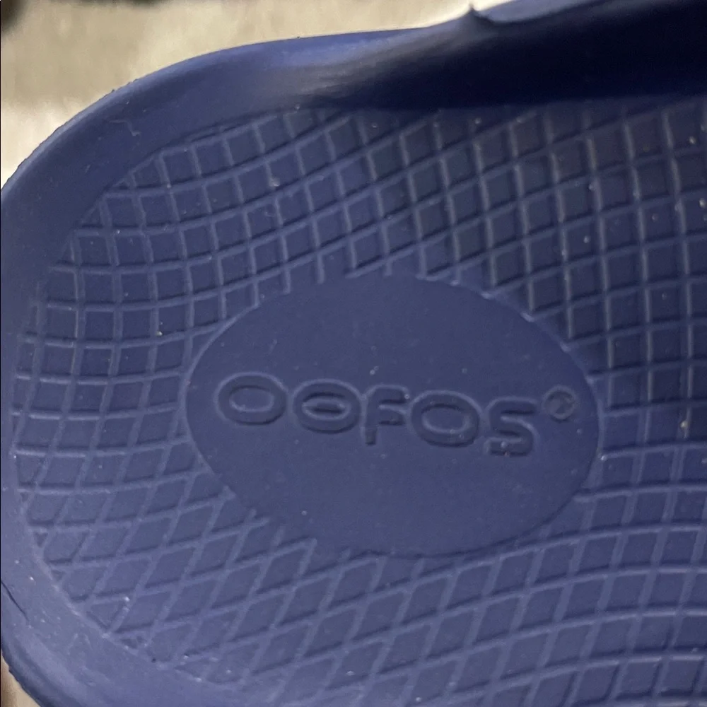 OOFOS Dark Blue Comfort Sandals - Picture 2 of 4